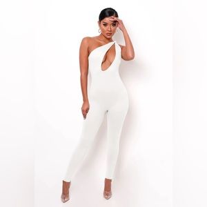 My Outfit Online Ariana Jumpsuit in Oatmeal
